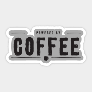 Powered By Coffee Sticker